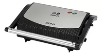 Sandwichera Grill Xion 750w Antiadherentes Acero Inox Xi-gr2 Color Negro