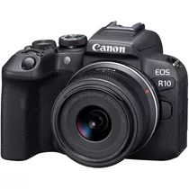 Camara Canon Eos R10+ Lente Rf-s 18-45mm Is Stm 4k