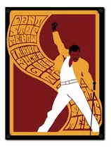 #1395 - Cuadro Decorativo Queen Freddie Mercury Poster Rock