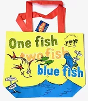 Dr. Seuss Un Pescado Dos Pescados Mini Shopper Bolsa De Asas