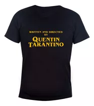 Remera Algodón Unisex Written And Directed Quentin Tarantino