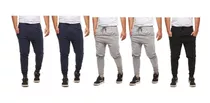 Kit 5 Calça De Moleton Masculina Saruel Skinny Sport Luxo M5