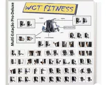 Estação De Musculação Pro Deluxe 204kg Wct Fitness