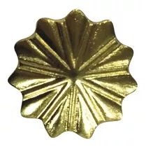 Distintivo Metálico Estrella Oficial Plateada Dorada