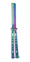 Navaja Peine Modelo Mariposa Balisong Entrenamiento Colores