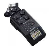 Grabadora Práctica Zoom H6 Con Sistema De Micrófono Color Negro