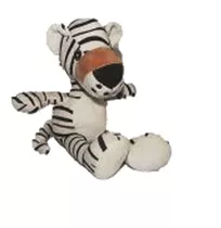 Brinquedo De Pelucia Linha African Pet Tigre Branco