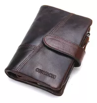 Contacts - Cartera Para Hombre Con Monedero, Billetera Cuero