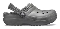 Crocs Corderito Niño Original | Classic Lined Clog | Gris Sm