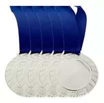 360 Medalhas Personalizar Esportiva Ouro Prata Bronze Ø6cm