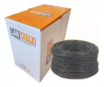 Cabo Rede 305m Cat5e 4 Pares Cftv Utp Lan Connect