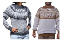 Pack X2 Sweater O Buzo De Lana De Alpaca Norteño Unisex