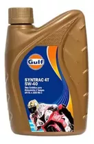 Óleo Lubrificante Moto Gulf 5w40 Sintético Gulf Syntrac 4t 