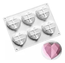 Molde Corazon Diamante Molde De Silicona Corazón Chocolate 6 Molde Silicona Chocolate Diamante 6cav Molde Bombones Chocolate Corazón Diamante Molde Silicona 6 Chocolates Diamante Pasteleríacl