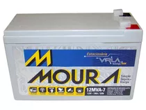 Bateria Estacionaria Vlra Moura 7ah 12v Nobreak Alarme Cftv
