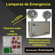 Lamparas De Emergencia  Sovica Con Led, Metálica Calidad