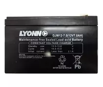 Bateria Recargable 12v 7ah Djw12-7.0 (12v7.0ah) Lyonn