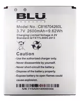 Batería Celular Blu Dash 5.5 Original 4g Usb Wifi Mp3 3g Gb