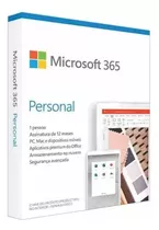 Microsoft Office 365 Personal Pc /mac (box) Licença Anual