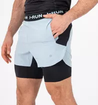 Short Con Calza Deportivo I Run Hombre Importado Premium