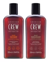 Shampoo Daily 250ml + Acondicionador Daily American Crew Men