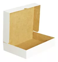 Caixa De Papel Para Presente 20 Uni. 15,5x22x5cm - Branco