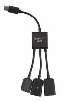 Cable Usb Otg Adaptador Tipo C Hub Usb Otg