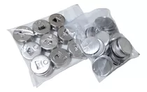 Pack Pins X 100 Imán Destapador Para Armar Botón 56mm Diám.