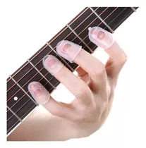Protectores De Dedos De Silicona Para Guitarra Y Bajo
