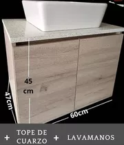 Mueble Lavamanos Baño Tope De Cuarzo