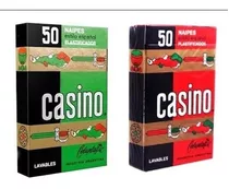 Naipes Españoles Casino X 50 Cartas Plastificadas Clásicas