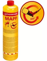 Gás Mapp Pro 360° Cilindro 400 Gr R35539 Rothenberger
