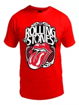 Remera De The Rolling Stones / Unisex / Logo Vintage