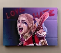 Cuadros Harley Quinn - Suicide Squad - Margot Robbie 27x42cm