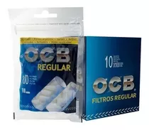 X100 Filtros Ocb Regular 8mm Premium Tabaco / Cantonexpress