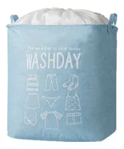 Cesto De Ropa Sucia Canasto Deco Washday C/ Bolsa