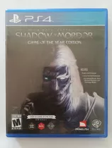 Middle Earth Shadow Of Mordor Game Of The Year Edition Ps4