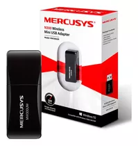 Mini Adaptador Mercusys Mw300um Usb Wifi 300mbps Pc