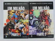 Hq Encadernado Dc Comics - Coleção De Graphic Novels: Sagas Definitivas Dc Um Milhão Parte 1 E 2 Completo Eaglemoss