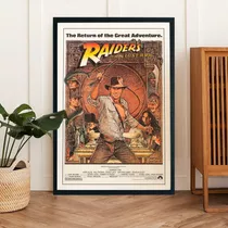 Cuadro 60x40 Peliculas - Indiana Jones - Poster Retro