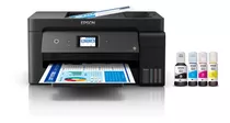 Impresora A Color  Multifunción Epson Ecotank L14150 Con Wifi Negra 110v