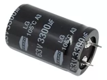 Capacitor Electrolitico 3300uf 63v  Ce-3300/63v-teapo 