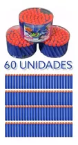 Munição P/ Lançador De Dardos Nerf - 60 Unidades