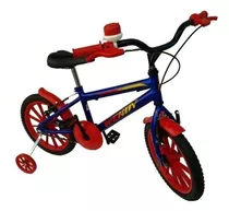 Bicicleta Infantil Aro 16 Menino Adesivos Diversos + Brindes