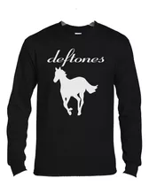 Polera Ml Deftones White Pony Logo Grande Rock Abominatron