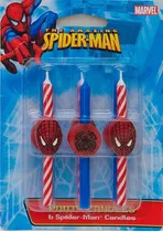 Velas Del Hombre Araña 11745 De Decopac, Caja De 6