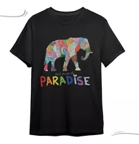 Camiseta Coldplay Paradise Size Elephant Bando Turne 2023