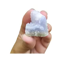Pedra Bruta Ágata Blue-lace - Criança Interna / Cristal