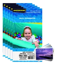 Papel Fotográfico 10x15 Glossy 265g 100 Folhas Brilho Master