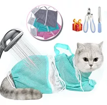 Bolsa Para Bañar/corte Uña Gato Bolsa De Baño Para Mascotas